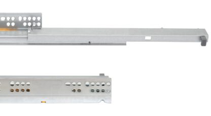 Geleider onder de vloer, draagvermogen: 30 kg (67 lbs), 250 mm (9-27/32"), uitvoering: volledig uittrekbaar met softclose, 3124005. Hoogwaardige ondervloerse uittrekinrichting voor houten lade, houten lade, houten plank en nog veel meer, van EMUCA - Afbeelding 4