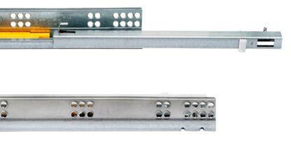 Geleiders onder de vloer, draagvermogen: 25 kg (56 lbs), 250 mm (9-27/32"), uitvoering: gedeeltelijk uittrekbaar met push-to-open, 3123005. Hoogwaardige ondervloeruittrekelementen voor houten laden, houten lades, houten planken en nog veel meer, van EMUCA - Afbeelding 5