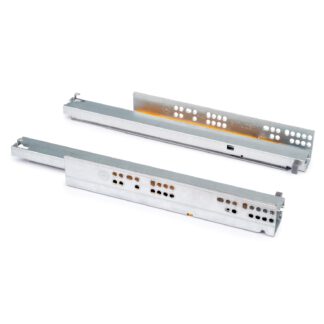 Geleiders onder de vloer, draagvermogen: 30 kg (67 lbs), 300 mm (11-13/16"), uitvoering: volledig uittrekbaar met softclose, 3124105. Hoogwaardige ondervloeruittrekelementen voor houten lades, houten lades, houten planken en nog veel meer, van EMUCA