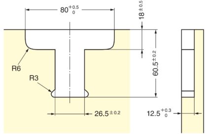 Verborgen klikhendel, oppervlak: wit, AK-60WT en AK-C60WT. Praktische veiligheidshandgreep voor jachtinterieurs, camperombouw, caravanmeubels, campers en nog veel meer, van Sugatsune / LAMP® (Japan) - Afbeelding 8