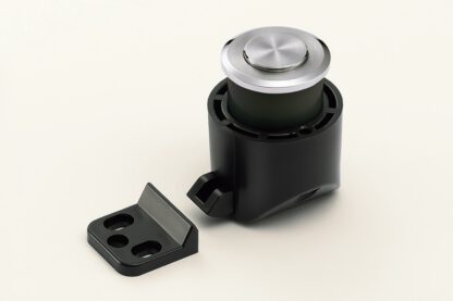 Twee-L® kliksluiting met handvatfunctie, gemaakt van roestvrij staal SUS316, ZL-2901. Hoogwaardige, solide en elegante drukknop van het fijnste roestvrij staal V4A (SUS316) voor exclusief interieurdesign, van ZweiL® / Sugatsune (Japan) - Afbeelding 4