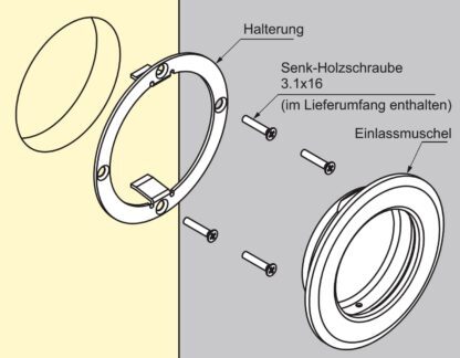 ZweiL® roestvrijstalen kuipgreep, 56 mm (2,3″) ZL-2501-56. Hoogwaardige, solide en elegante kuipgreep van het fijnste roestvrij staal V4A (SUS316) voor exclusief interieurdesign en hoogwaardige inrichting van Sugatsune / LAMP® (Japan) - Afbeelding 2